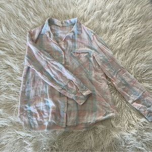 Cloth & Stone Plaid Shirt